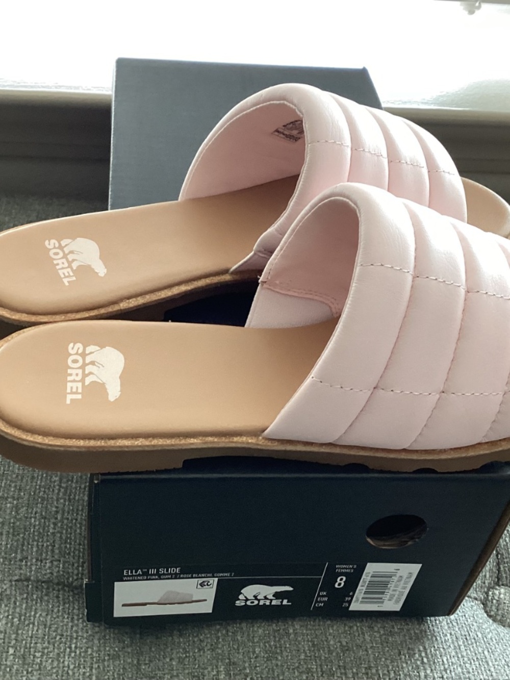 SOREL Ella III Quilted Puff Slide Sandal - Picture 4 of 16